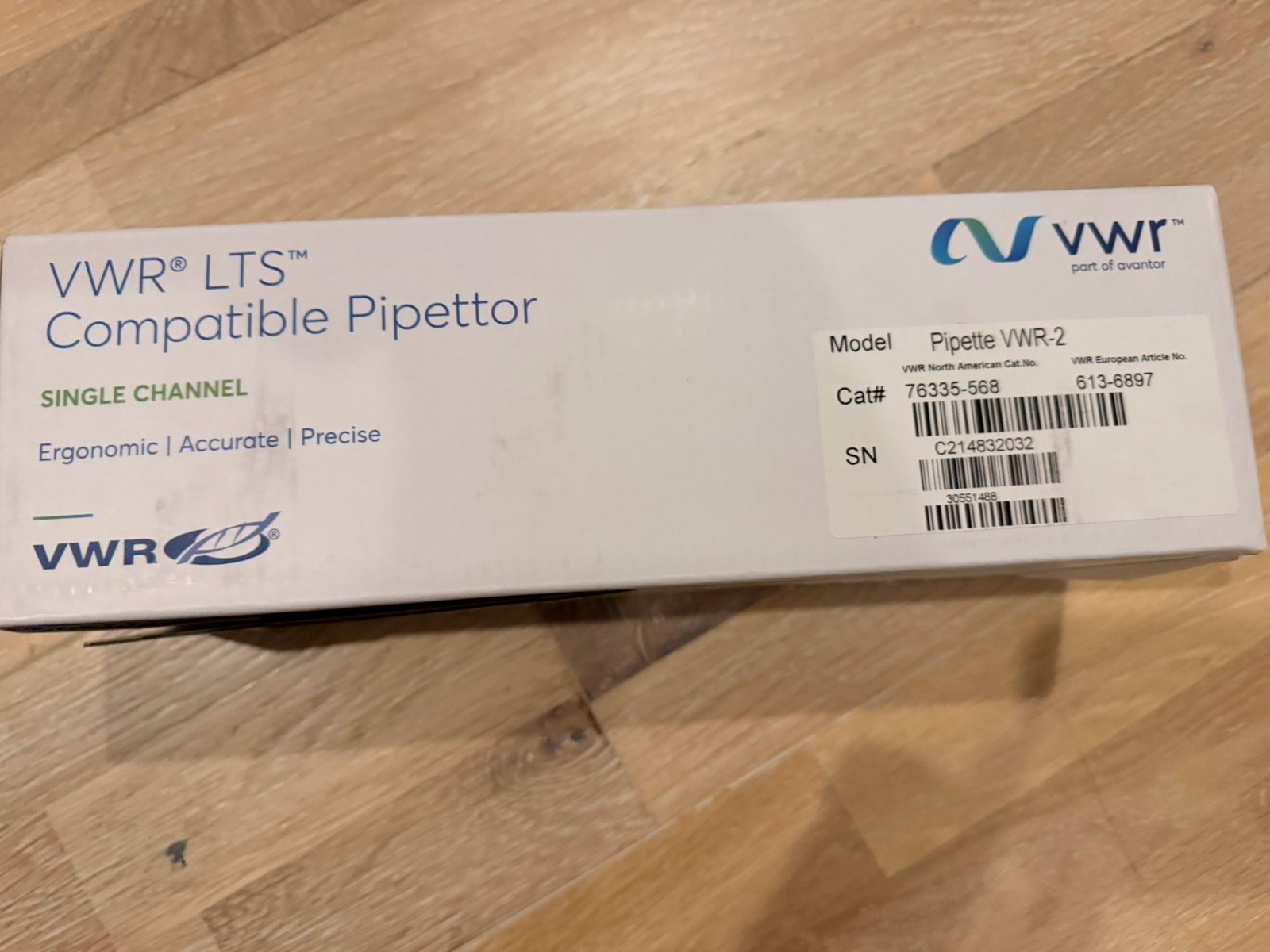 VWR Ergonomic LTS Compatible Single Channel Pipettes VWR-2