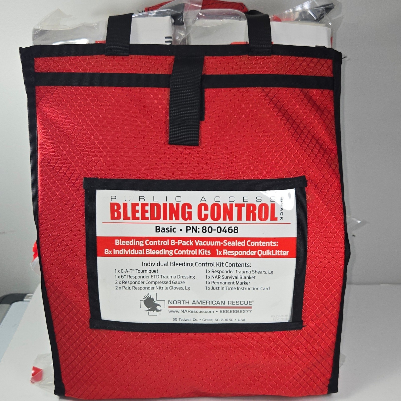 North American Rescue Bleeding Control 8 Packs w/ Responder QuikLitter PN800468