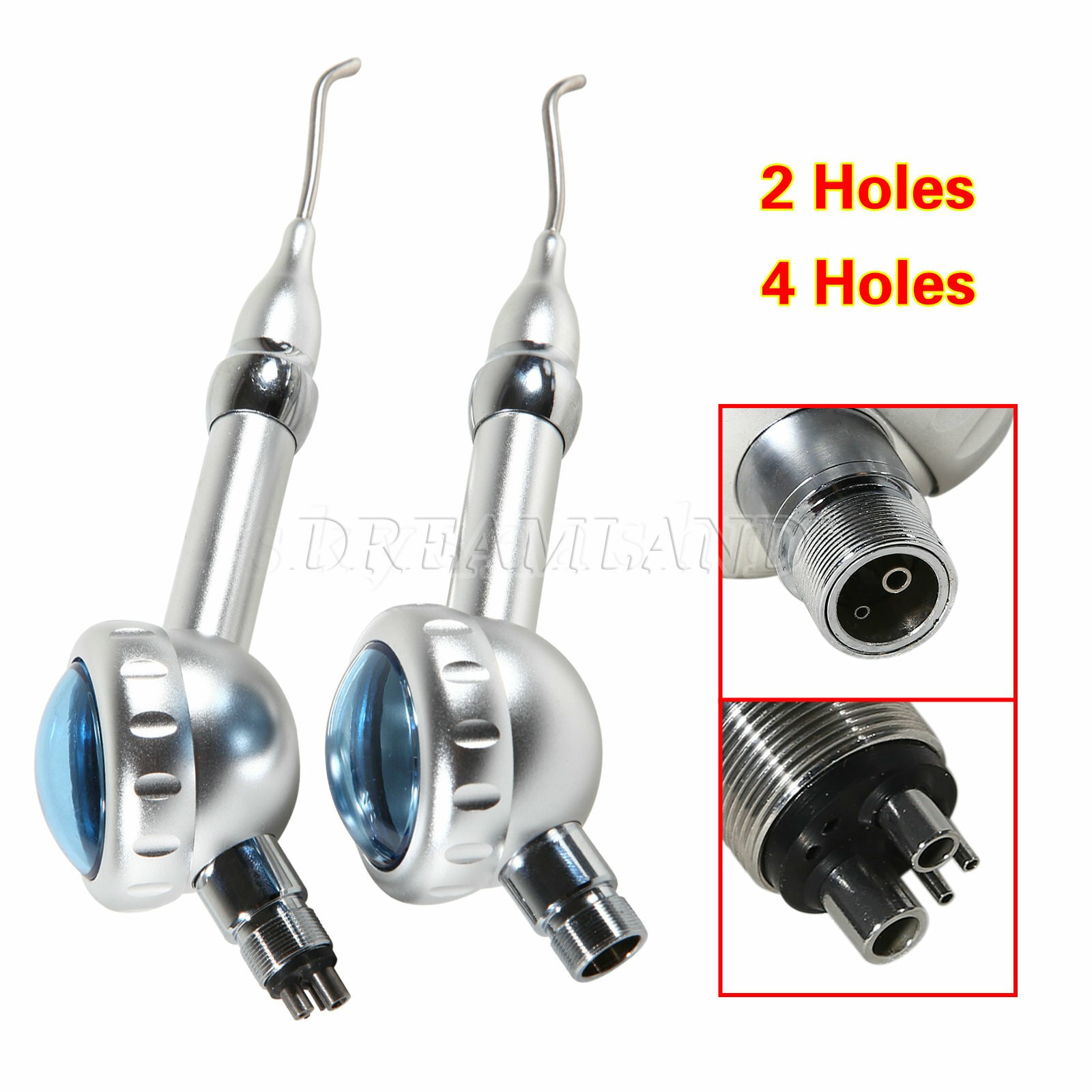 Dental Air Flow Teeth Polishing Polisher Hygiene Prophy Handpiece 2/4HOLE 1/5Set