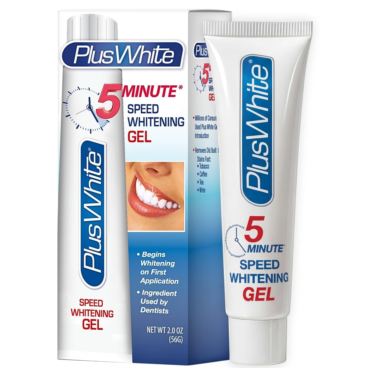 Plus White Speed Whitening Gel – Works in 5 2 Fl Oz (Pack of 1), No Color