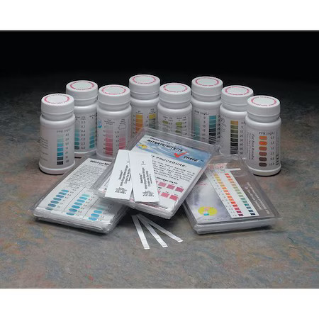 Industrial Test Systems 480033 Test Strips, Total Chlorine, 0-80Ppm, Pk50