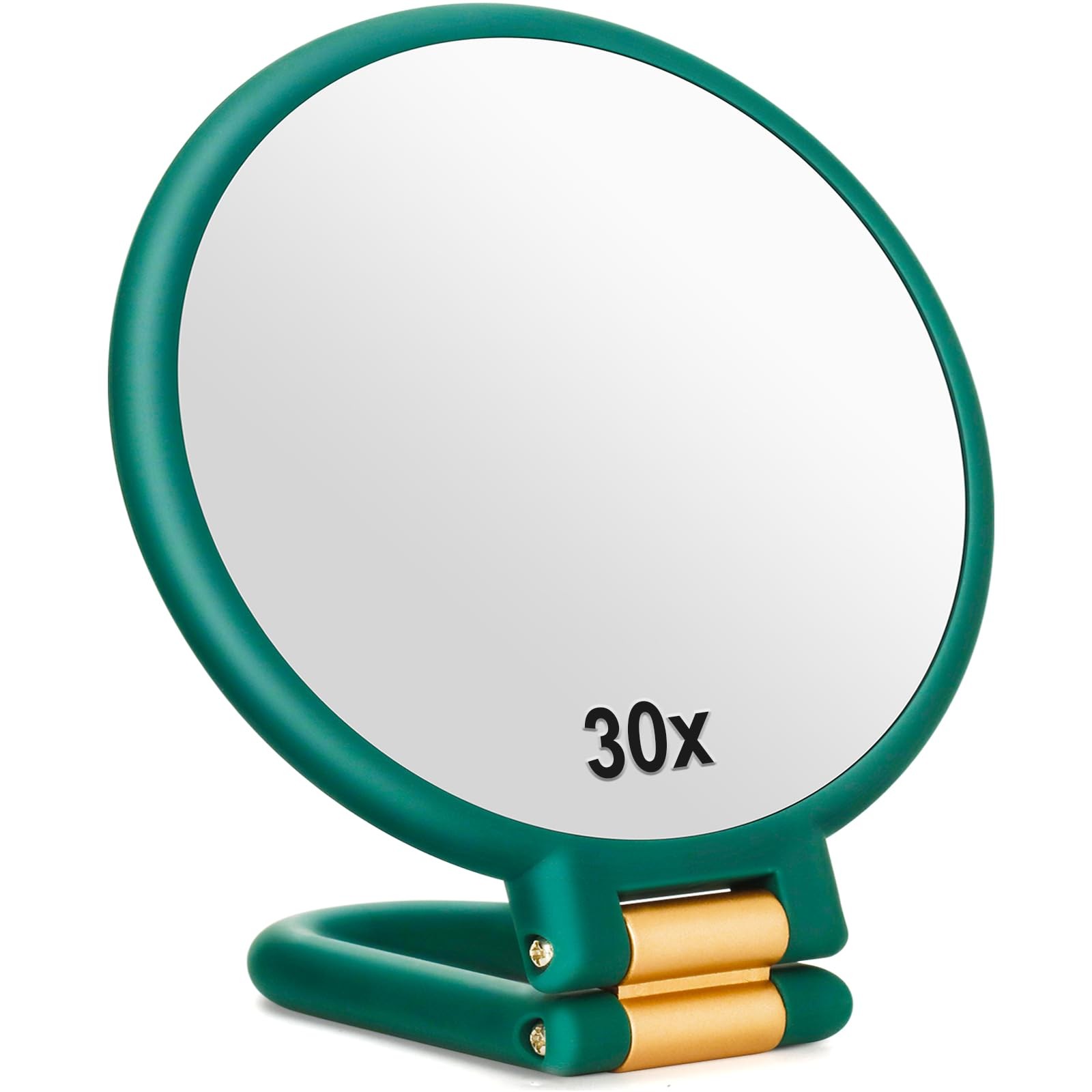 Sifolo 30x Magnifying Mirror, Travel Hand Mirrors 6″L x 5.5″W, Army Green