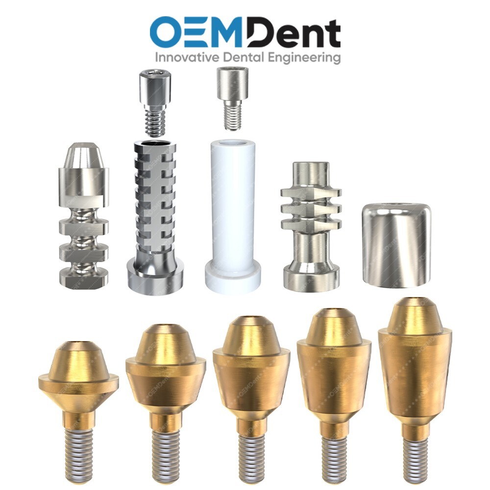 Dental Straight Multi Unit 1.6 Abutment Kit SGS® Compatible Int Hex Connection