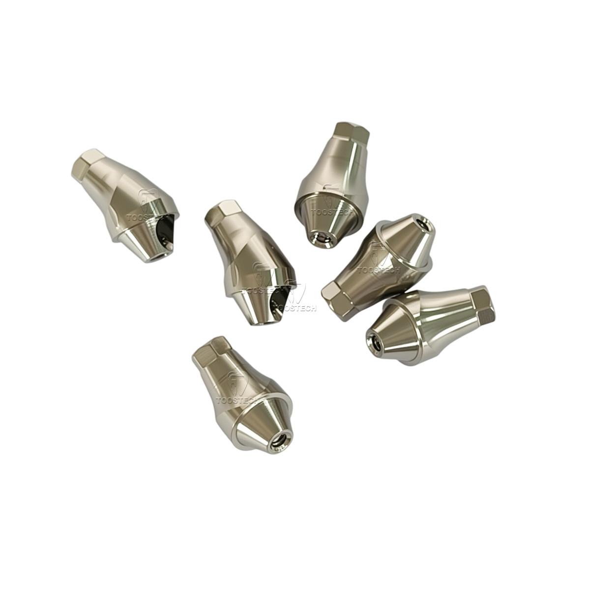 3pcs Multi unit angled abutment 17 /30/45 degree fits Hiossen Osstem TS