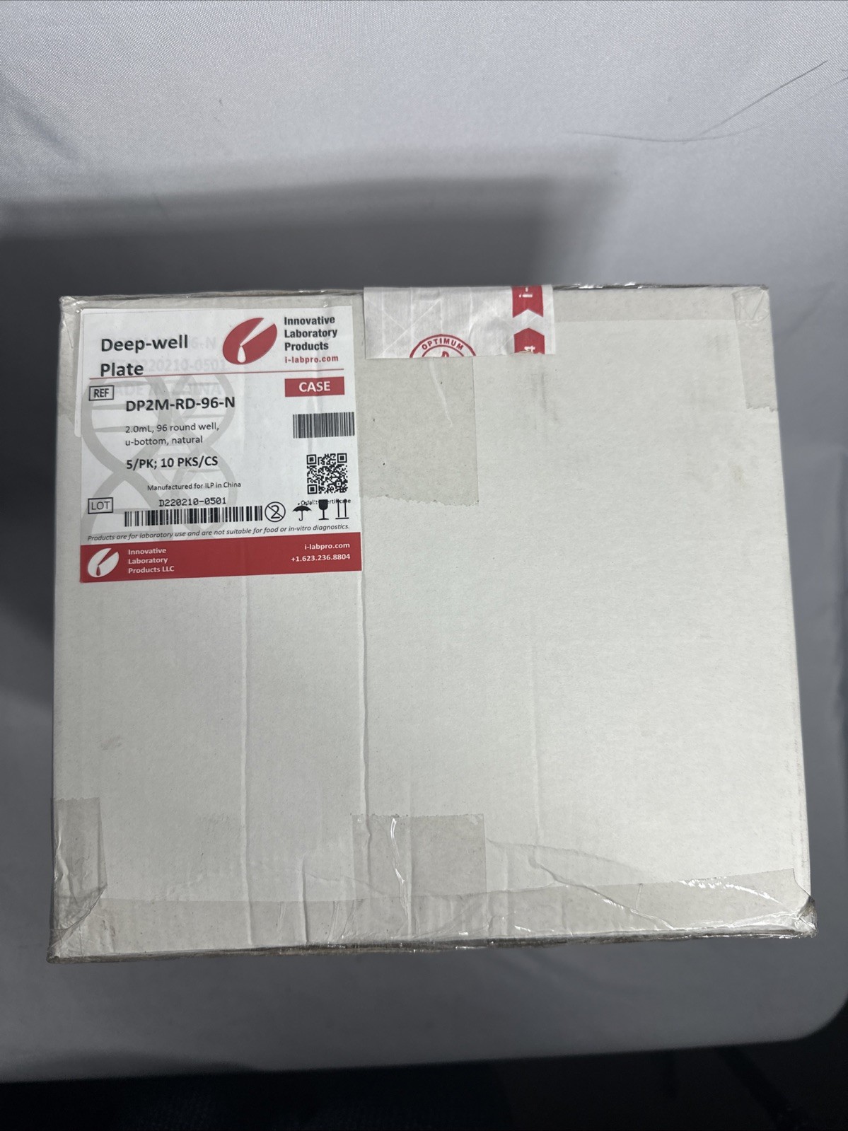 NEW Innovative Laboratory Deep Well 2.0ml 96 Round Well Plates DP2M-RD-96-N