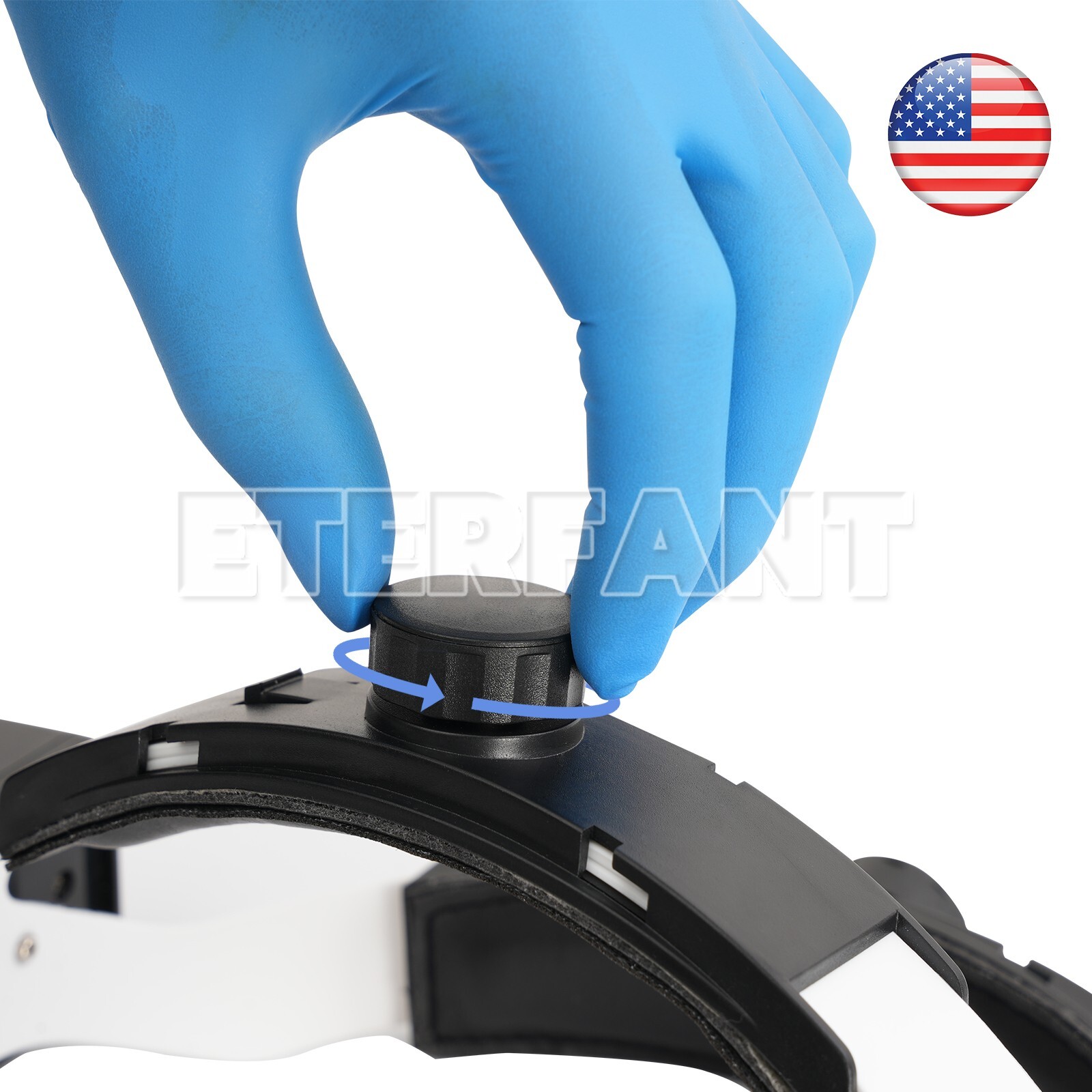 Surgical Led Headlight with 3.5X Binocular Loupes for Medical Ent and Dental