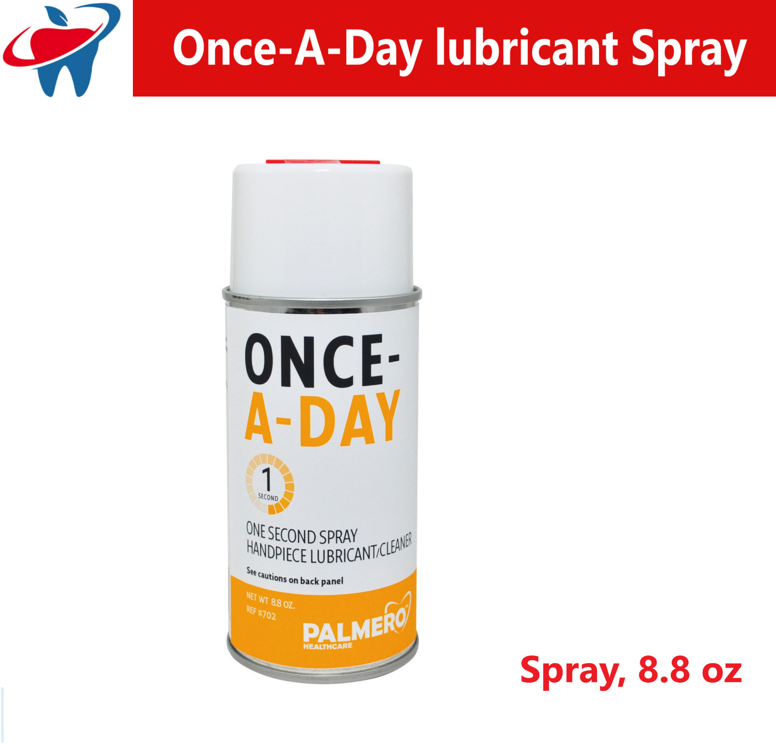 Palmero Cleaning Handpiece Lubricant Spray 8.8 oz for KAVO MIDWEST NSK W/ Nozzle