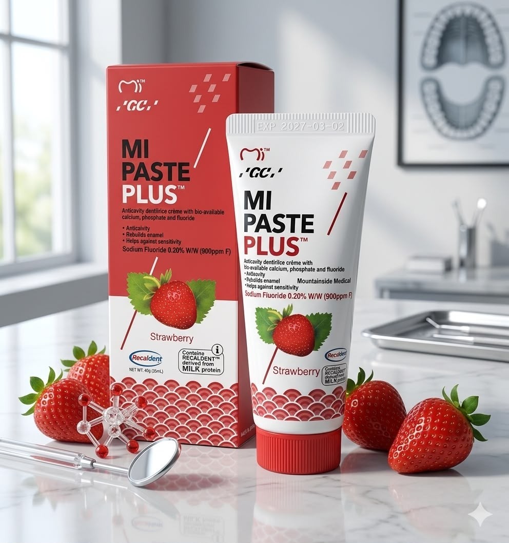 MI PASTE PLUS .2% Sodium Fluoride – GC – Strawberry 11/25/2025