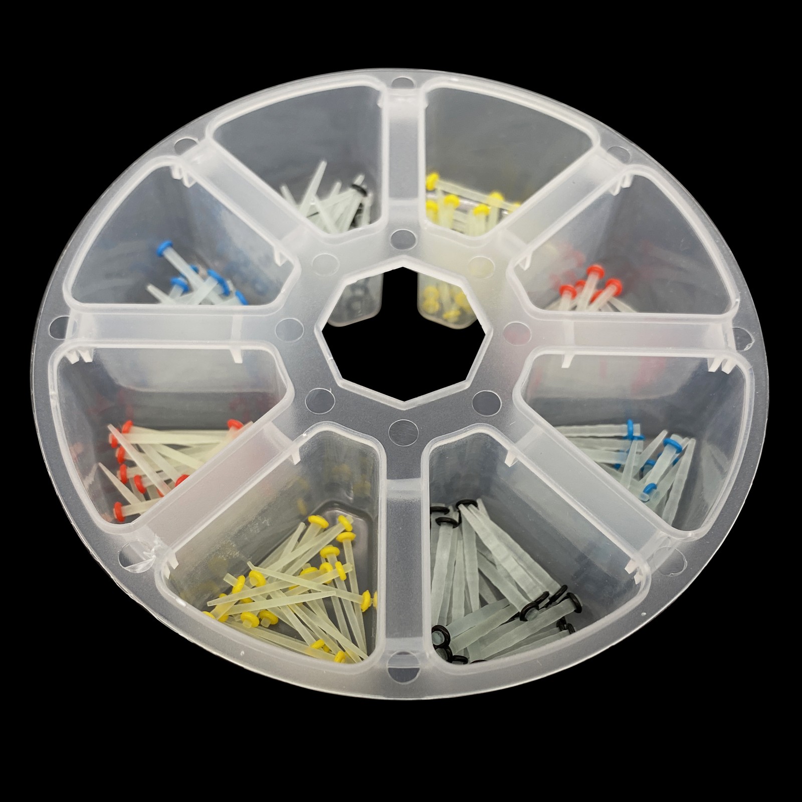 200 Pcs Dental Fiber Post Quartz Teeth Restorative 1.2 1.4 1.6 1.8mm Posts