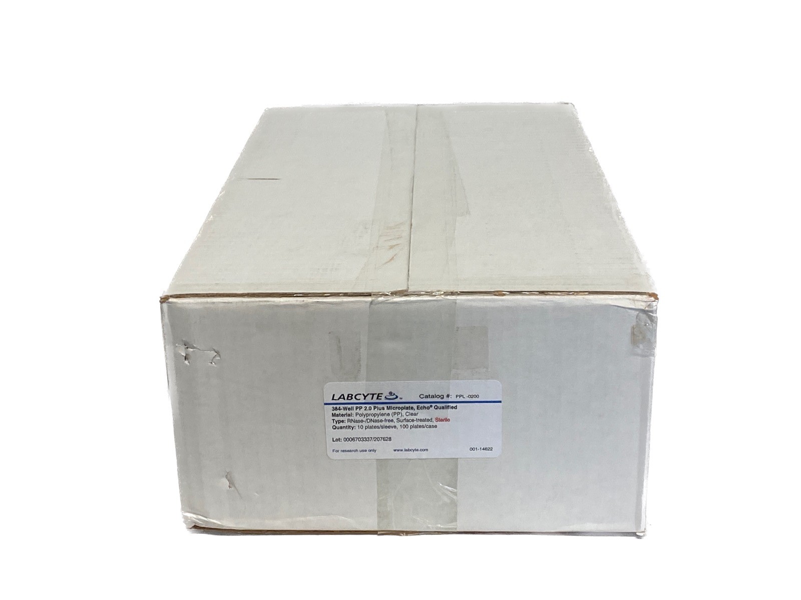 (100) LABCYTE Echo Qualified 384-Well Clear PP 2.0 Microplates Sterile PPL-0200