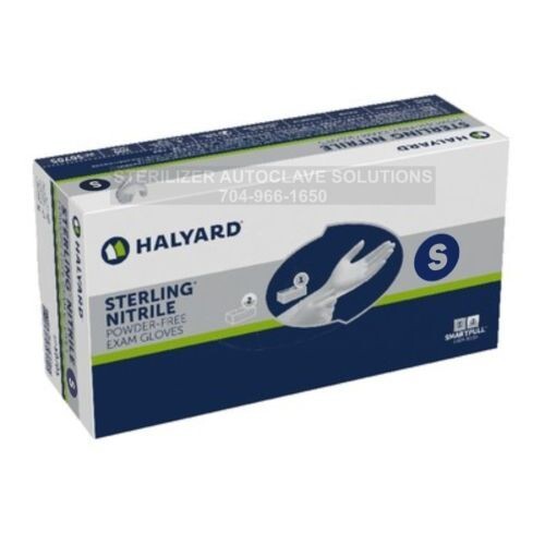 BOX of 200 SMALL Halyard Sterling* Nitrile Exam Gloves 50706