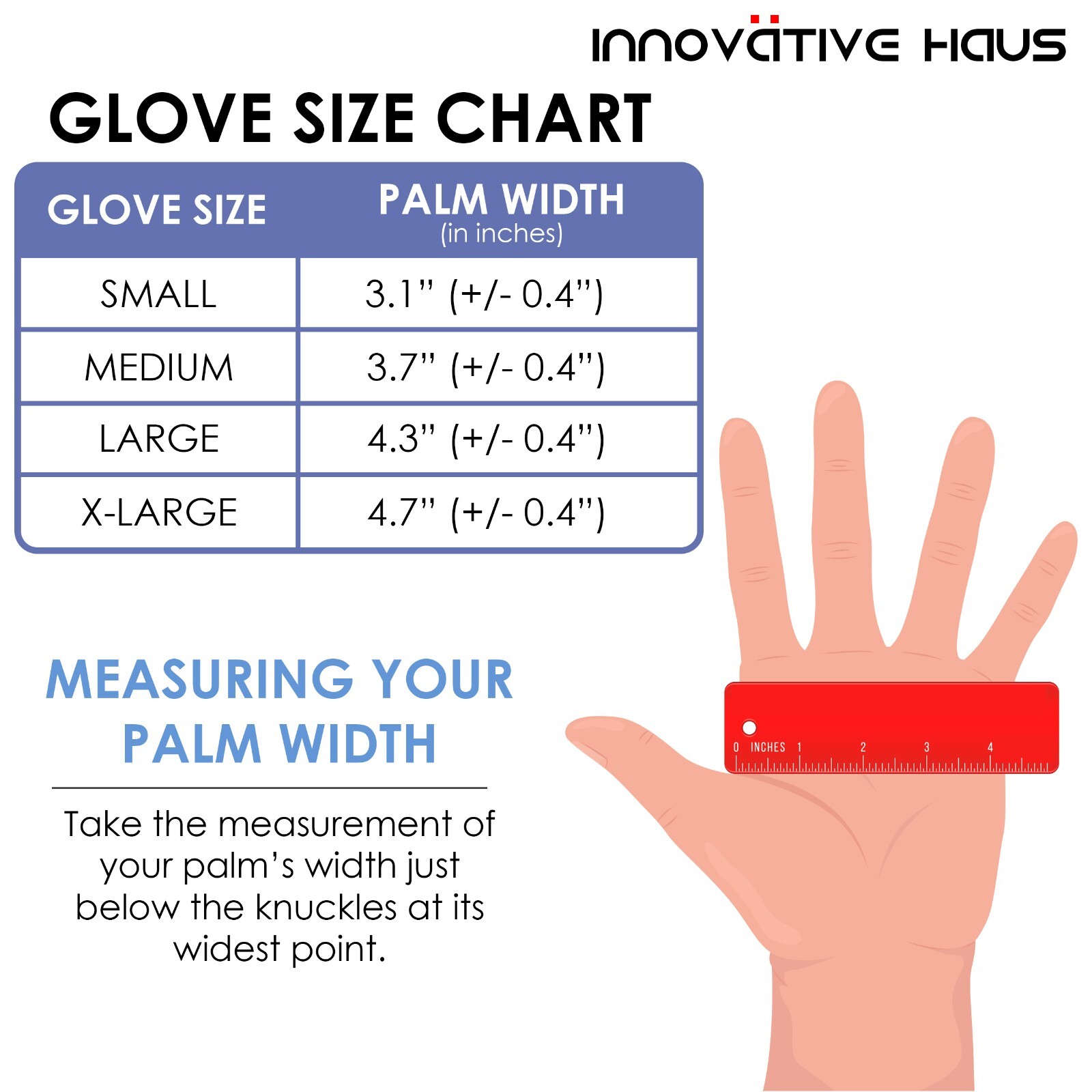 Innovative Haus Medical Grade Indigo Nitrile Exam Gloves – 100% Latex Free