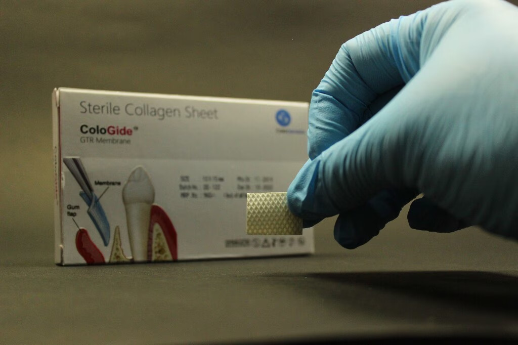 Dental COLO GIDE Sterile Collagen Sheet GTR Membrane – SIZES & PACKS AVAILBLE