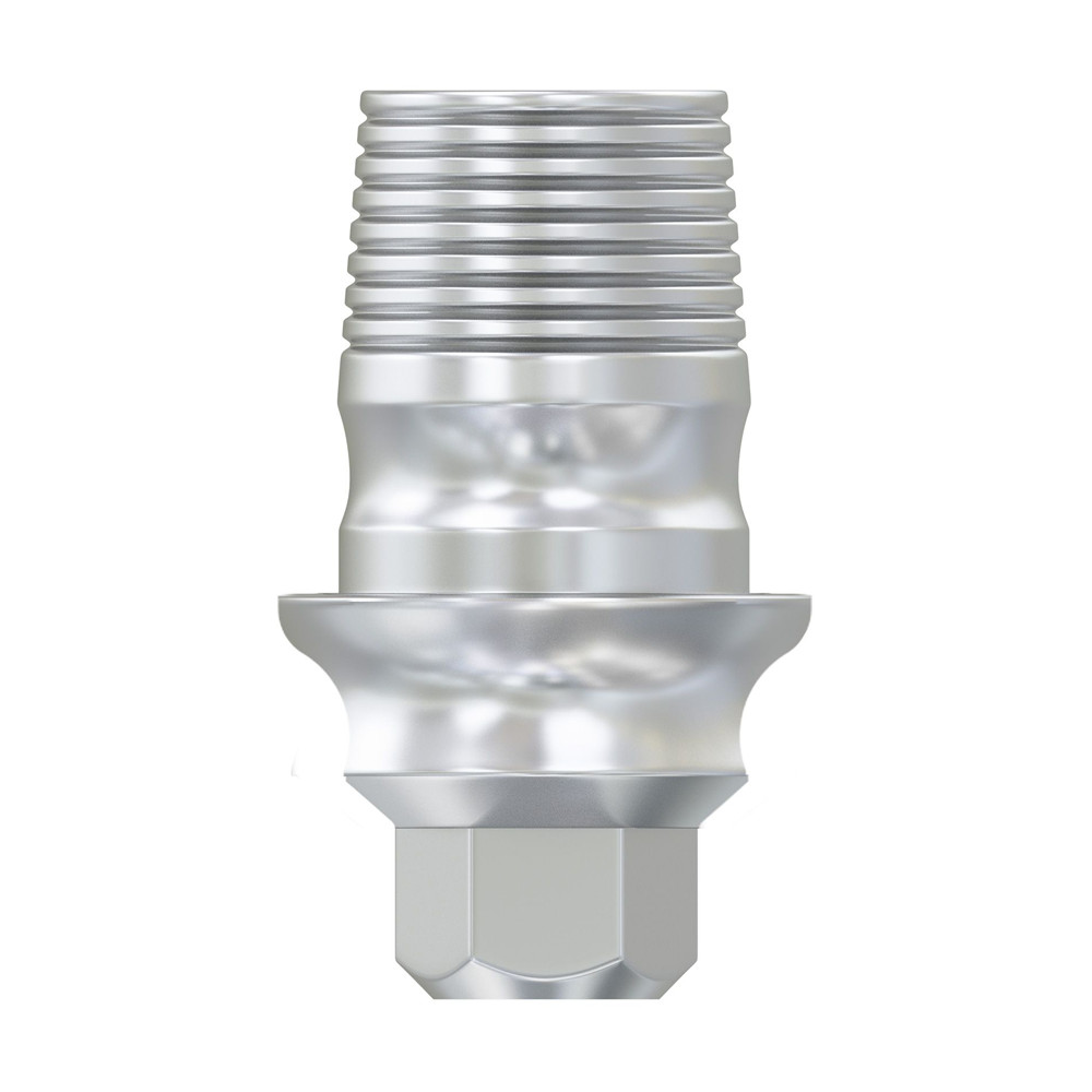 5pcs Dental Anti-Rotational Ti Base Compatible With MIS Narrow Platform CAD/CAM