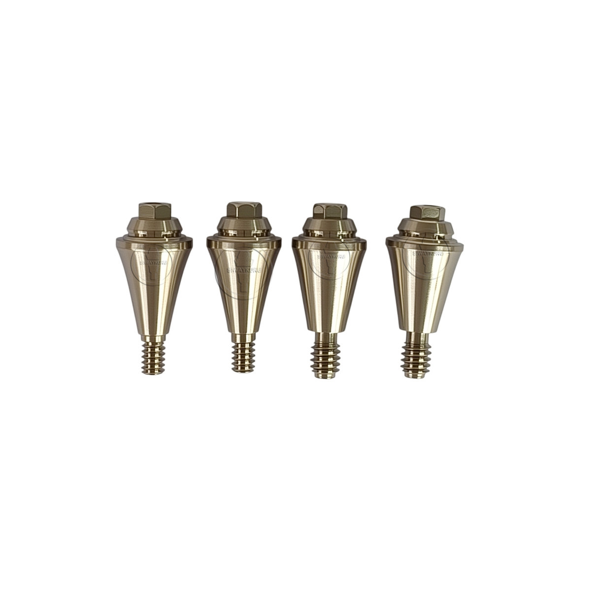 5 pcs Multi unit straight abutment fits to Nobel biocare platform NP/RP D4.8