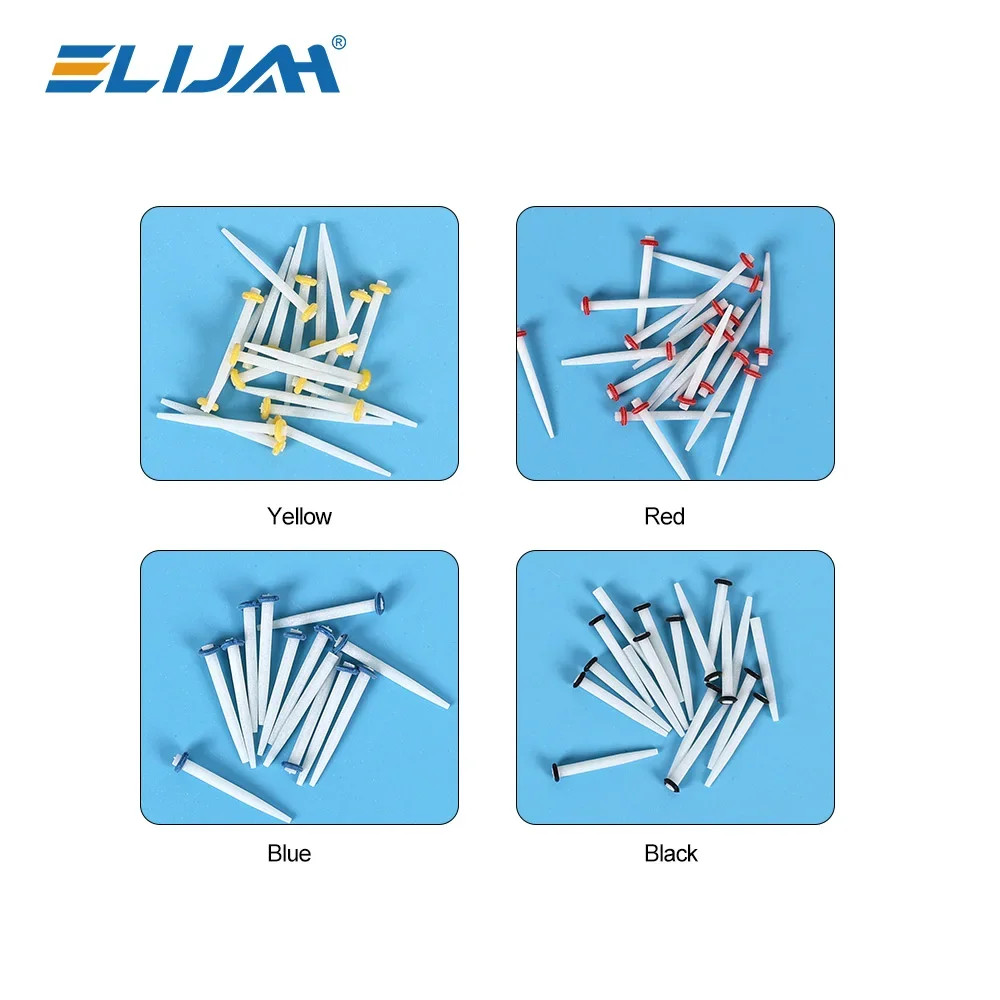 10Boxes Dental Fiber Post Kit Screw/Straight Post Quartz Glass Thread Pile IN US