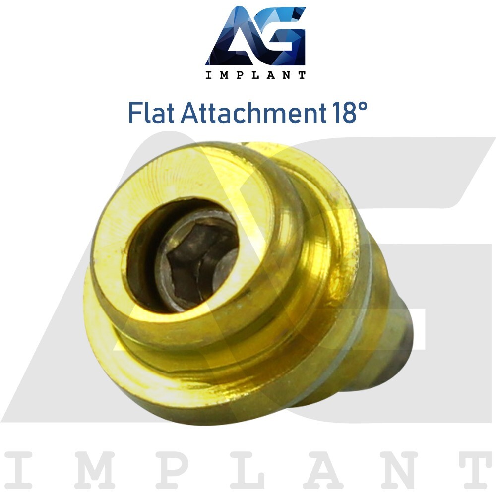 5 Angled 18° Flat Attachment Titanium Prosthetic System Narrow Platform (NP)