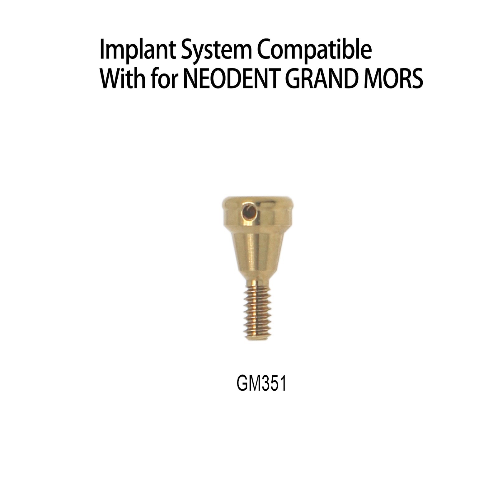 Overdenture Locator Abutments Anchor for NEODENT GRAND MORSE Male Caps Removable