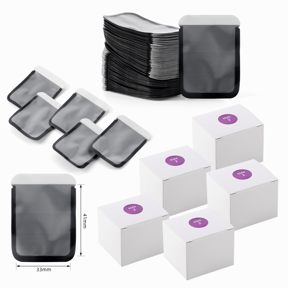 5X 100 Dental Barrier Envelopes SIZE #2 for Digital X-Ray ScanX Phosphor Plates