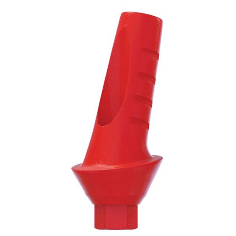 5x Angulated Anatomic Plastic Castable 15° UCLA Prosthetic Int Hex 2.42mm Dental
