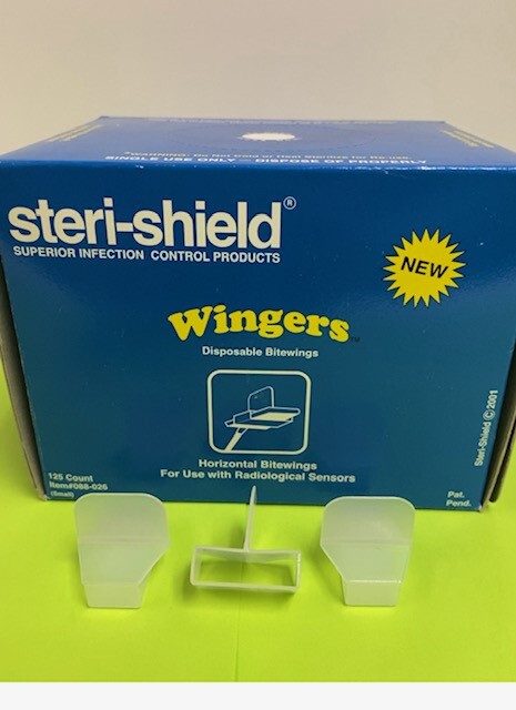Dental Steri-Shield Wingers (Sm Blue)