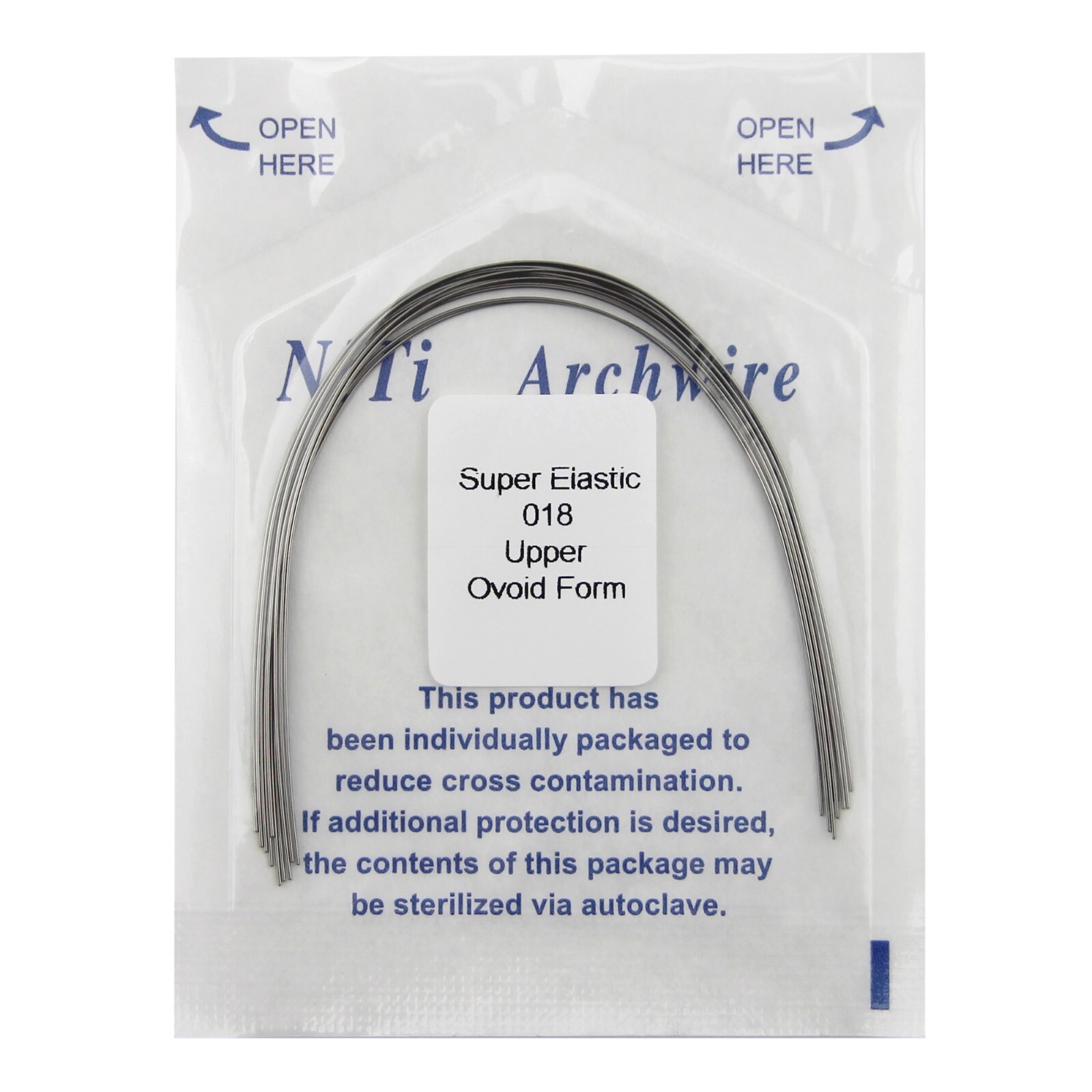 Orthodontic Arch Wire Niti Round Rectangular Ovoid Natural arcos de ortodoncia