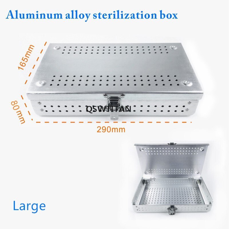 Sterilization Tray Box Case Disinfection Box Aluminium Surgical Instruments Box