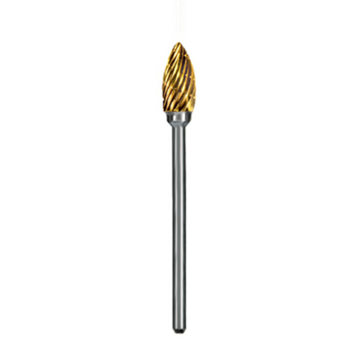 Dedeco Euro Goldies HP 61-A/81-A Regular Cut Titanium Nitride Carbide Bur 1pc/pk