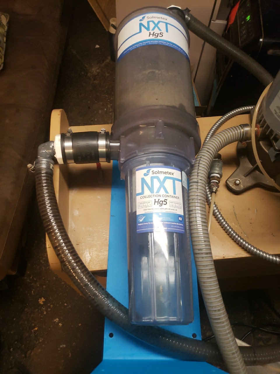 Type 2 Amalgam Separator Solmetex Hg 5 NXT-HG5-001 HG5-002 Container