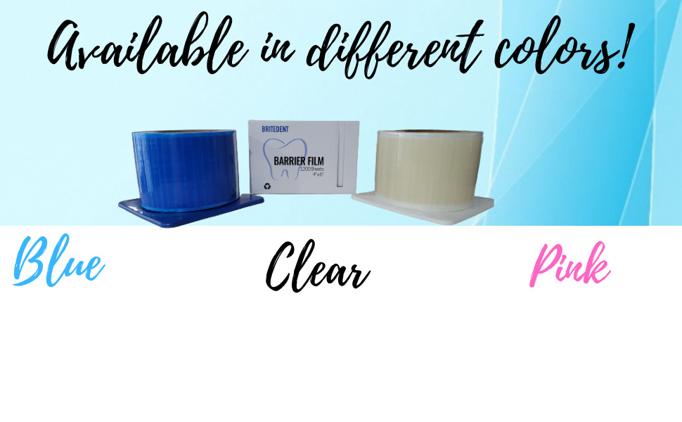 Barrier Film For Dental And Medical 4″ x 6″ Roll of 1200 sheet w/dispenser box