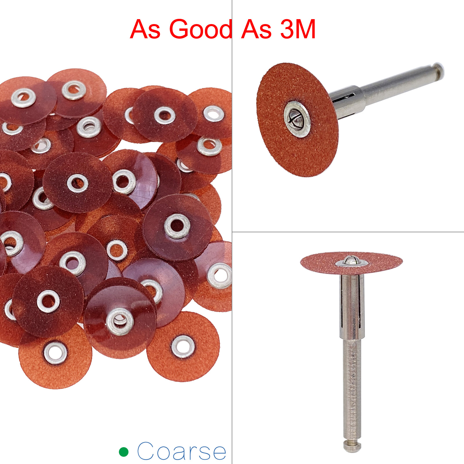 Dental Sof-Lex Soflex Pop-On Discs Contouring Polishing 2382C Coarse Pack 50 Pcs