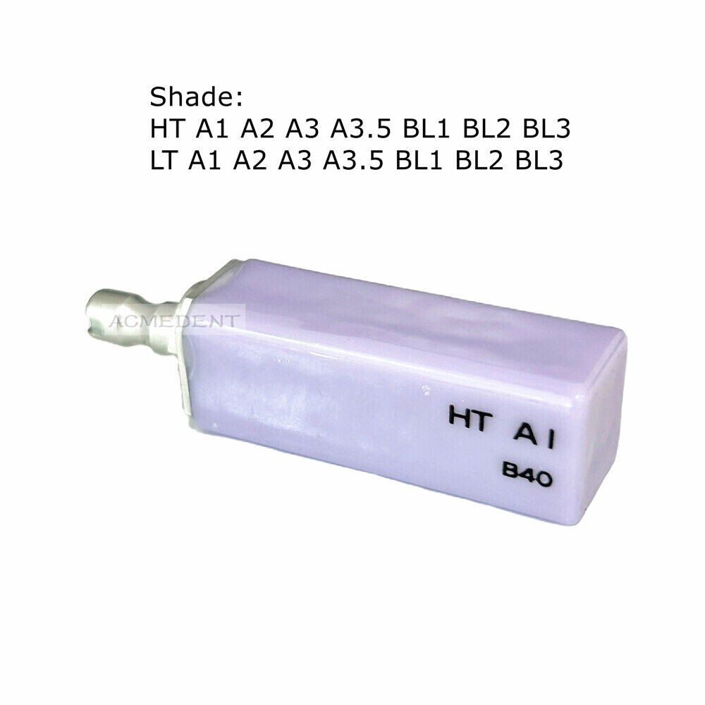 HT LT B40 Blocks CAD CAMDental Glass Ceramic Lithium Dislicate Block Cerec Emax