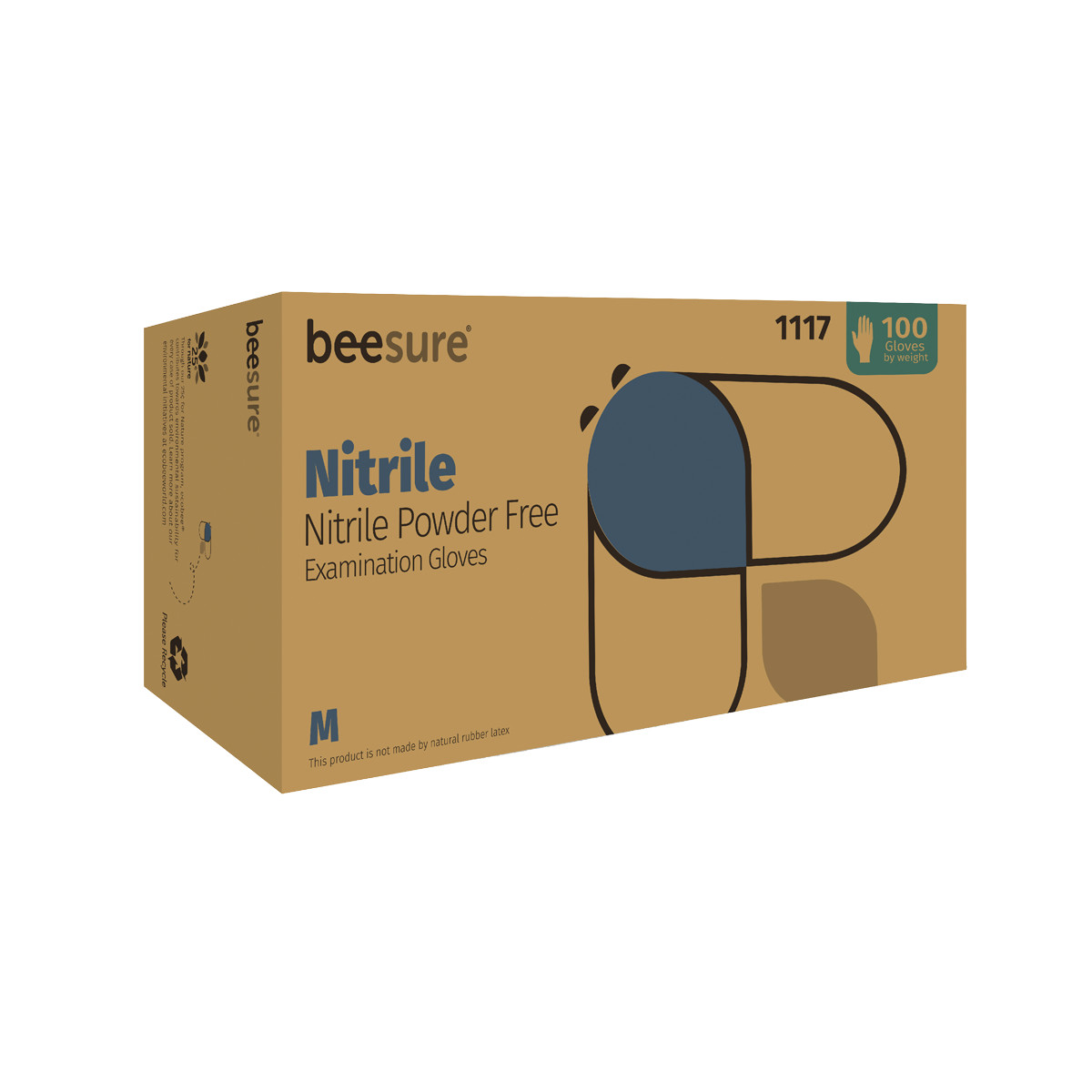 BeeSure Soft Nitrile Gloves (Pkg. 100)