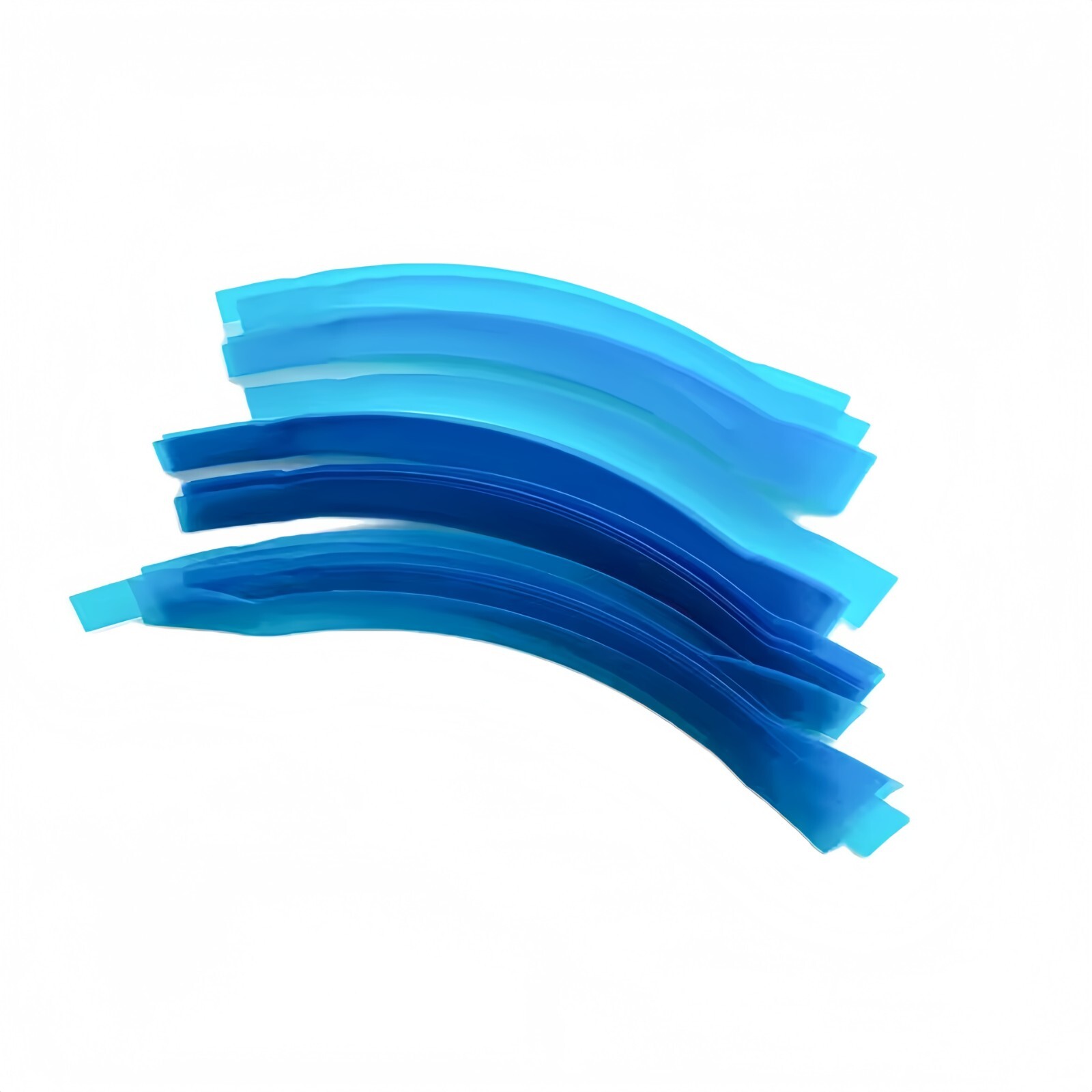 Dental Contoured Anterior Matrix Restoration Matrices Blue Strip M8 0.05mm
