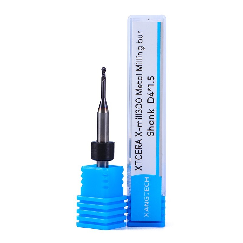 Xtcera Xmill 300 Metal Milling Burs Shank D 4mm Tools for Alloy CoCr Titanium