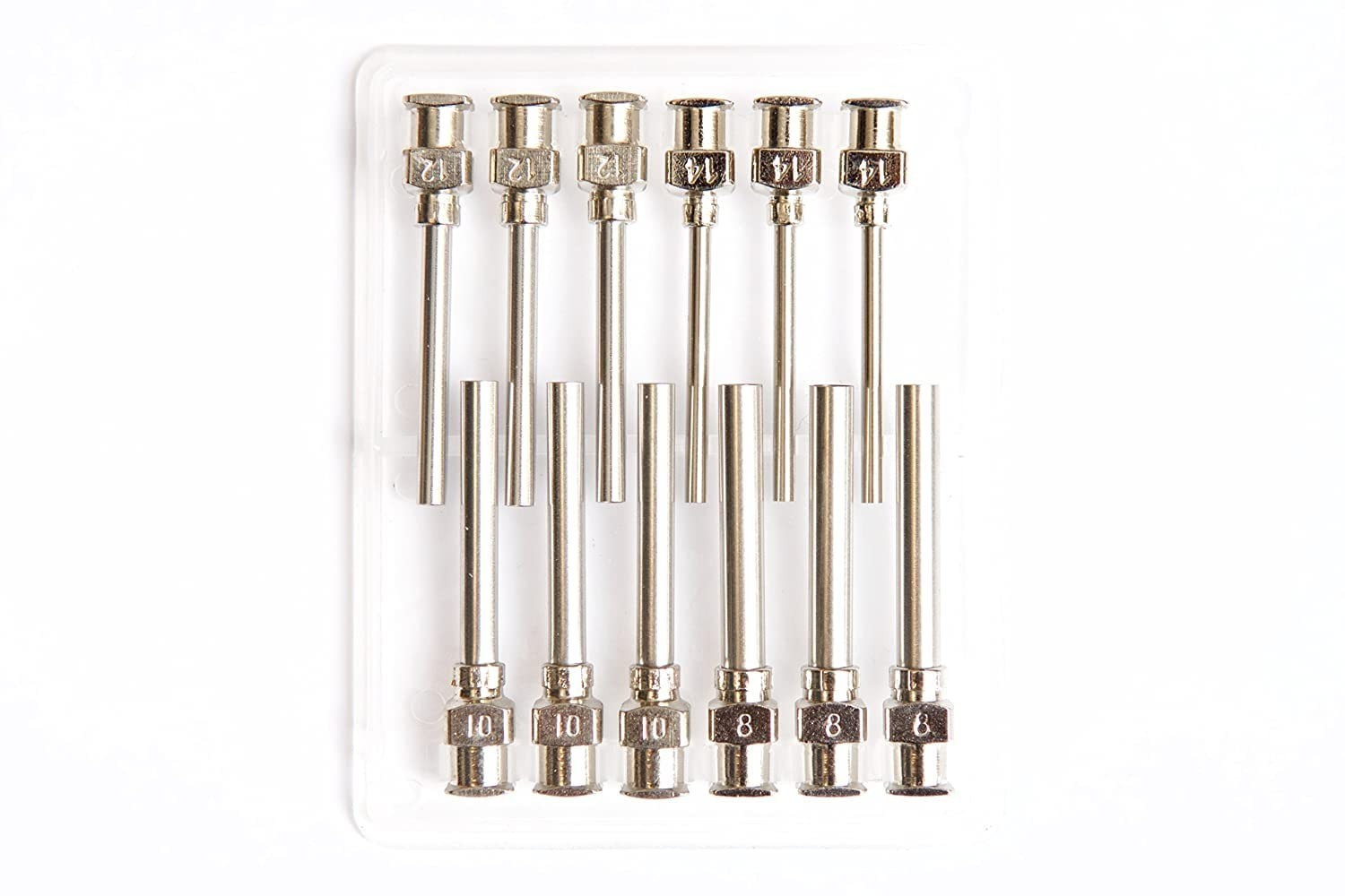 12 Pack – Dispensing Needle 1″ – All Metal, Stainless Steel Blunt Tip Luer Lock