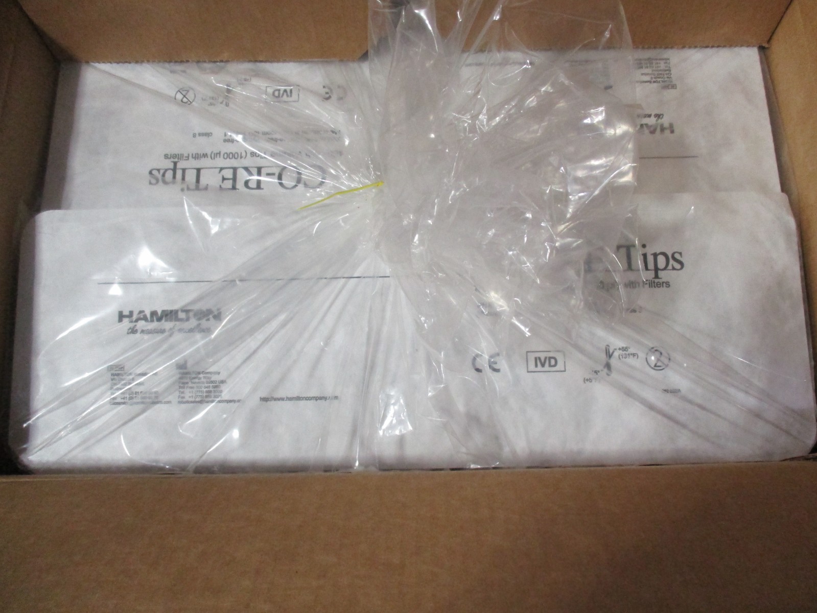 (3840) HAMILTON CO-RE 1000uL High Volume Tips With Filters 8×480