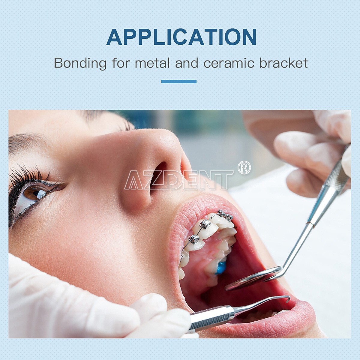 Dental Light Cure Resin Dentin Enamel / Visible Adhesive/ 37% Acid Etching Gel