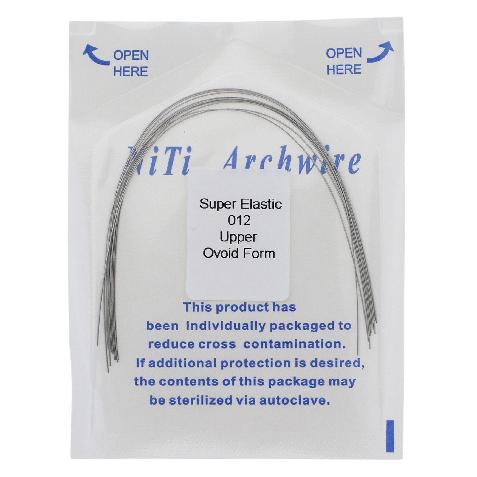 Orthodontic Arch Wire NiTi Stainless Steel Archwires Round Rectangular Natural
