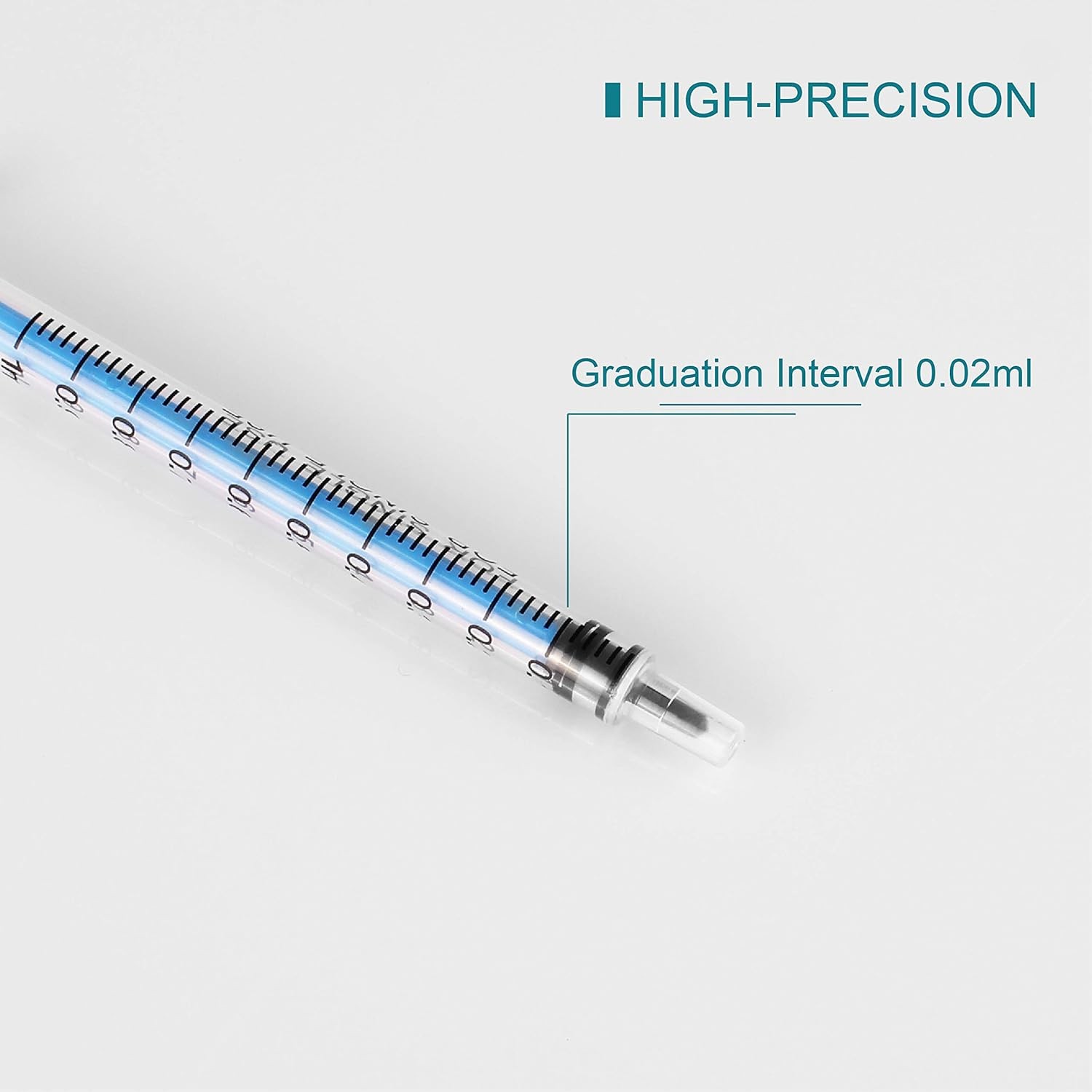 1ML Syringe without Needle, Plastic Syringes Sterile with Cap( 12 Pack 1cc /ml )