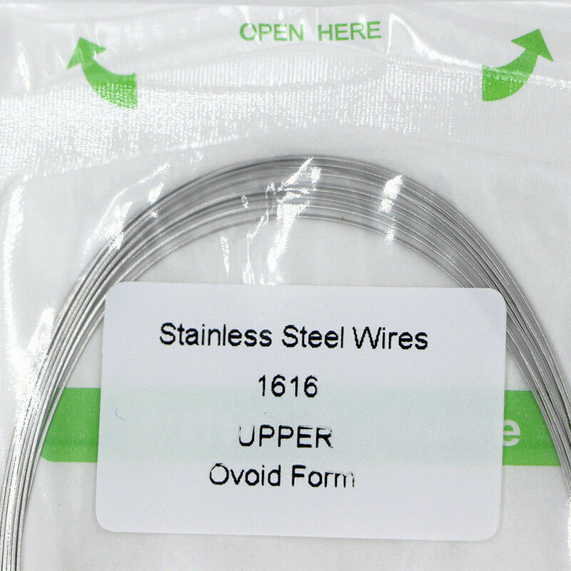 50 Packs Dental Orthodontic Stainless Steel Rectangular Arch wires 16×16 Upper