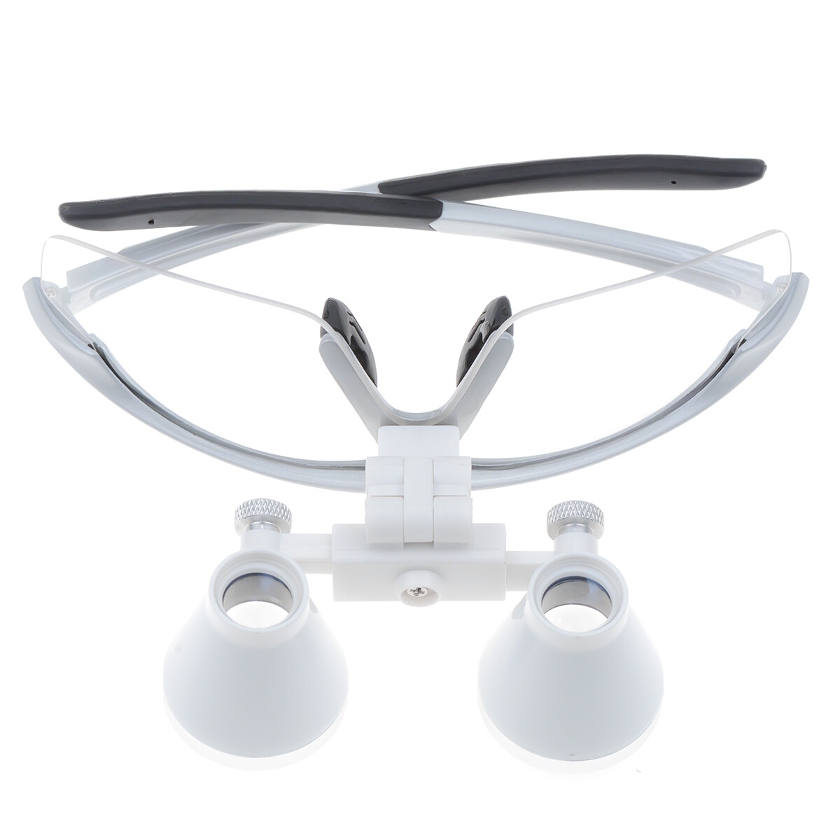 Dental 3.5X-420MM Magnification Binocular Loupe Compound Optic Silver with Bag