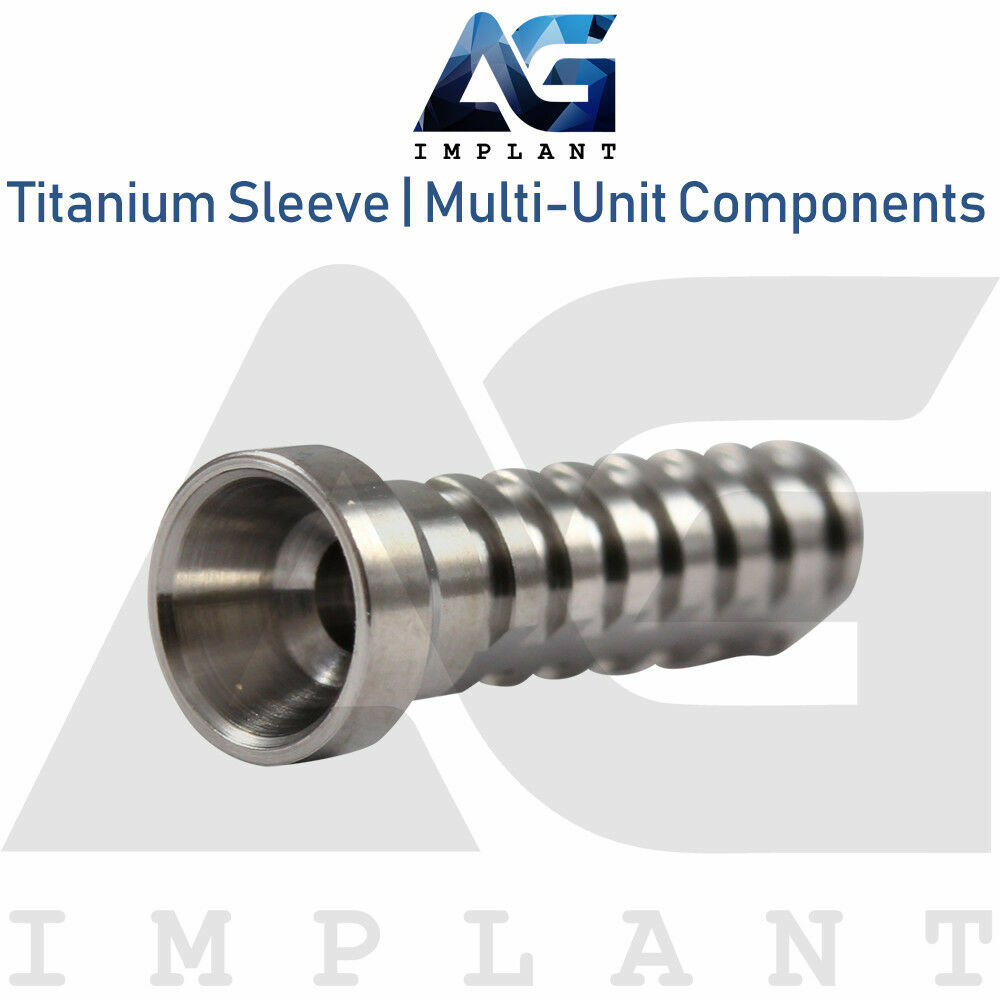 5 Angular Multi Unit Prosthetic 17° Conical Connection NP Titanium Set