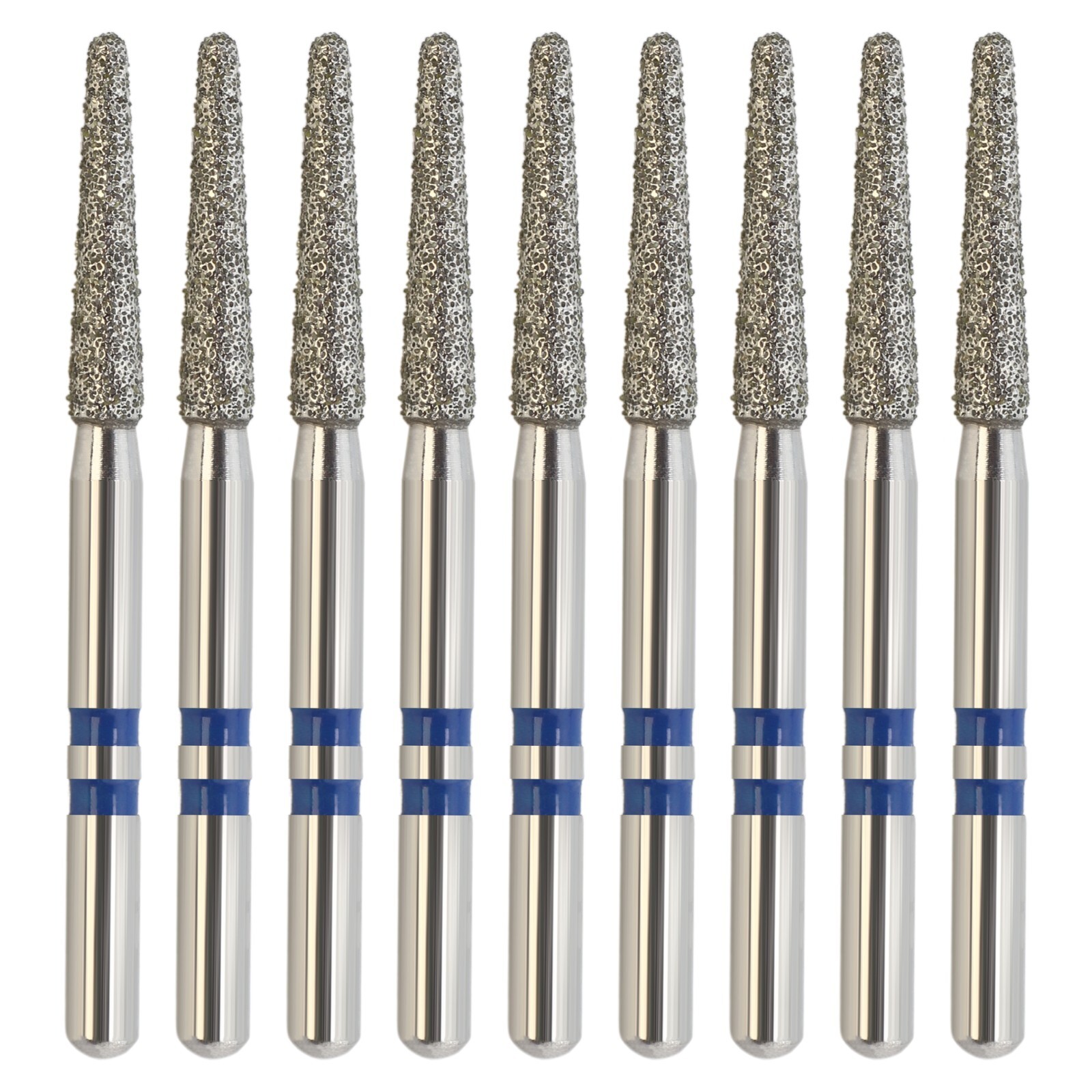 Zirconia Diamonds Crown Cutter Removal Round End Taper Bur Medium Grit Z856/016M