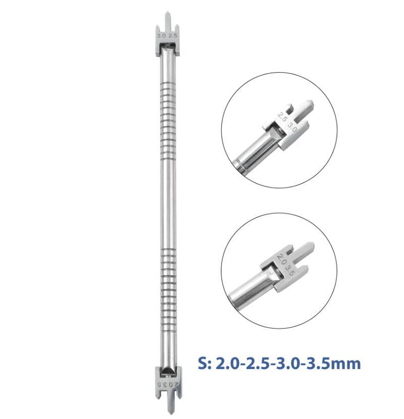 2Pcs Dental Orthodontic Bracket Locator Placement Gauge Positioner Adjustable