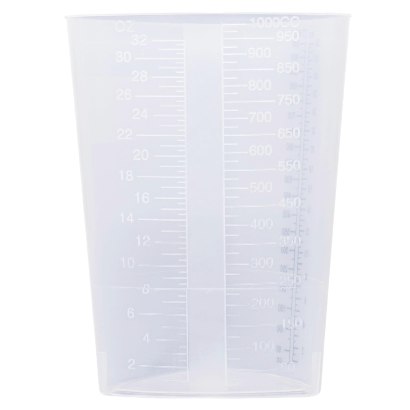 Vakly Plastic Graduated Triangular Intake Output 5 Count (Pack of 1), Clear