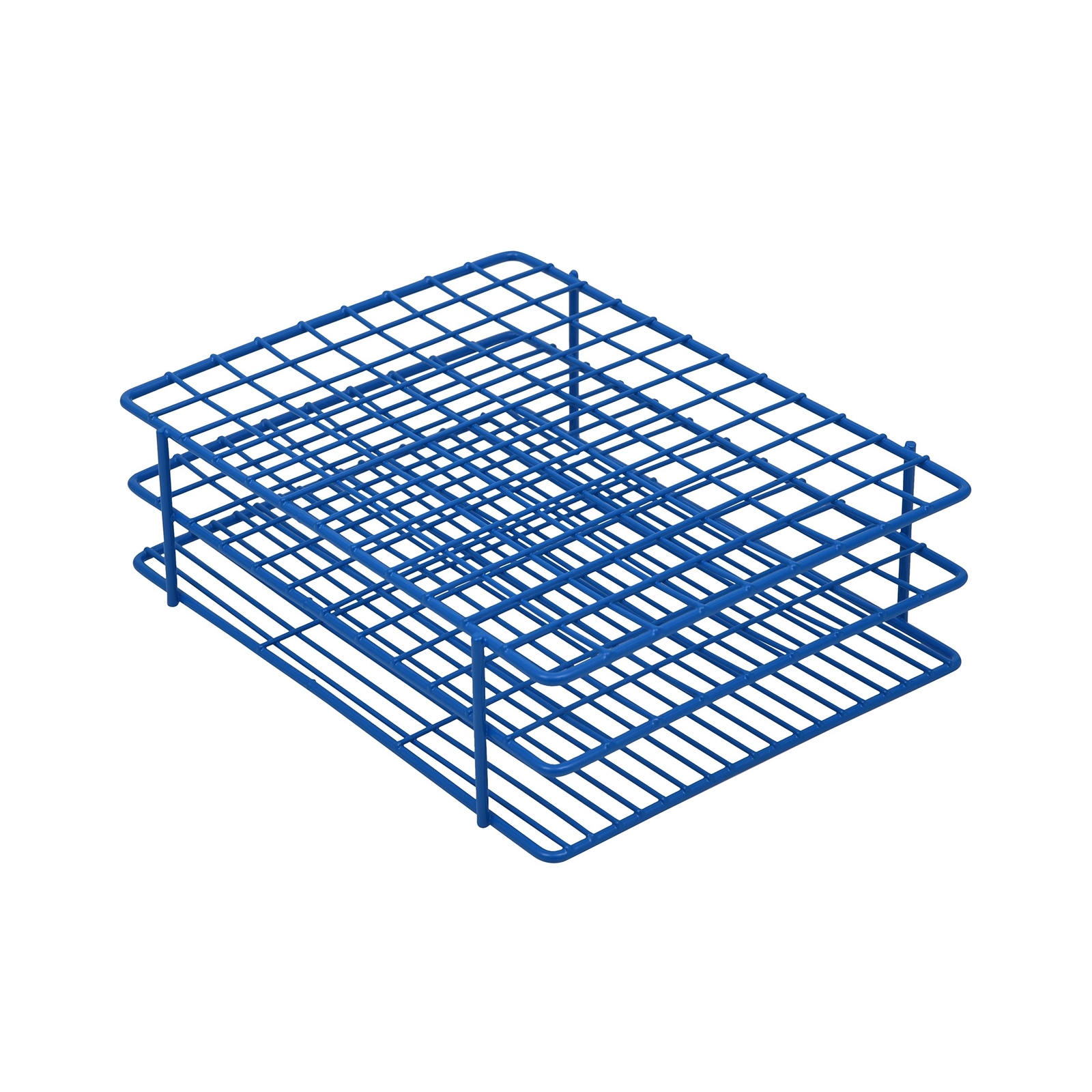SP Bel-Art Poxygrid Test Tube Rack; For 10-13mm Tubes, 108 Places, Blue (F187…