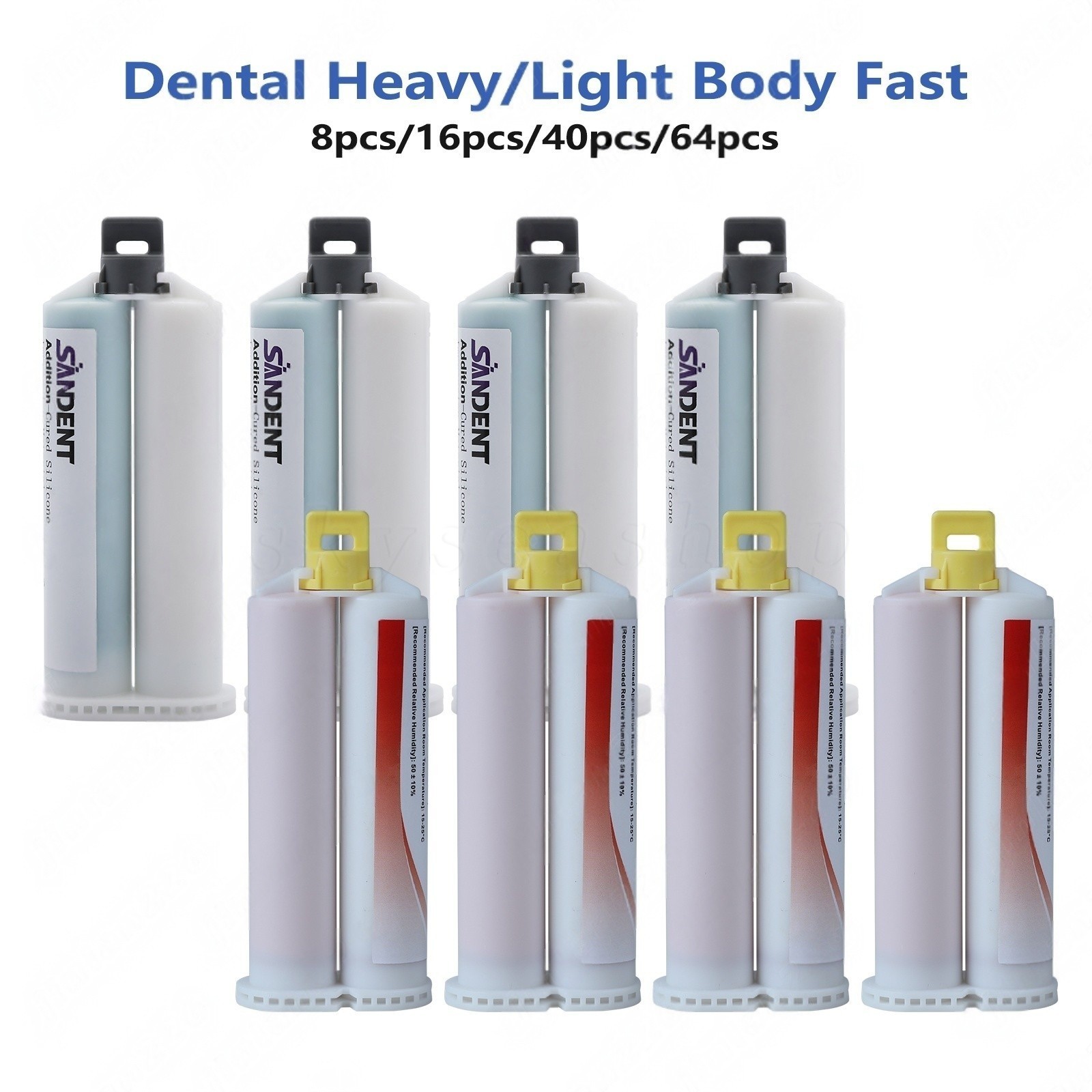 1-4 50ML VPS Impression Material Light/Medium/Heavy Body Fast/Regular Set HP PVS