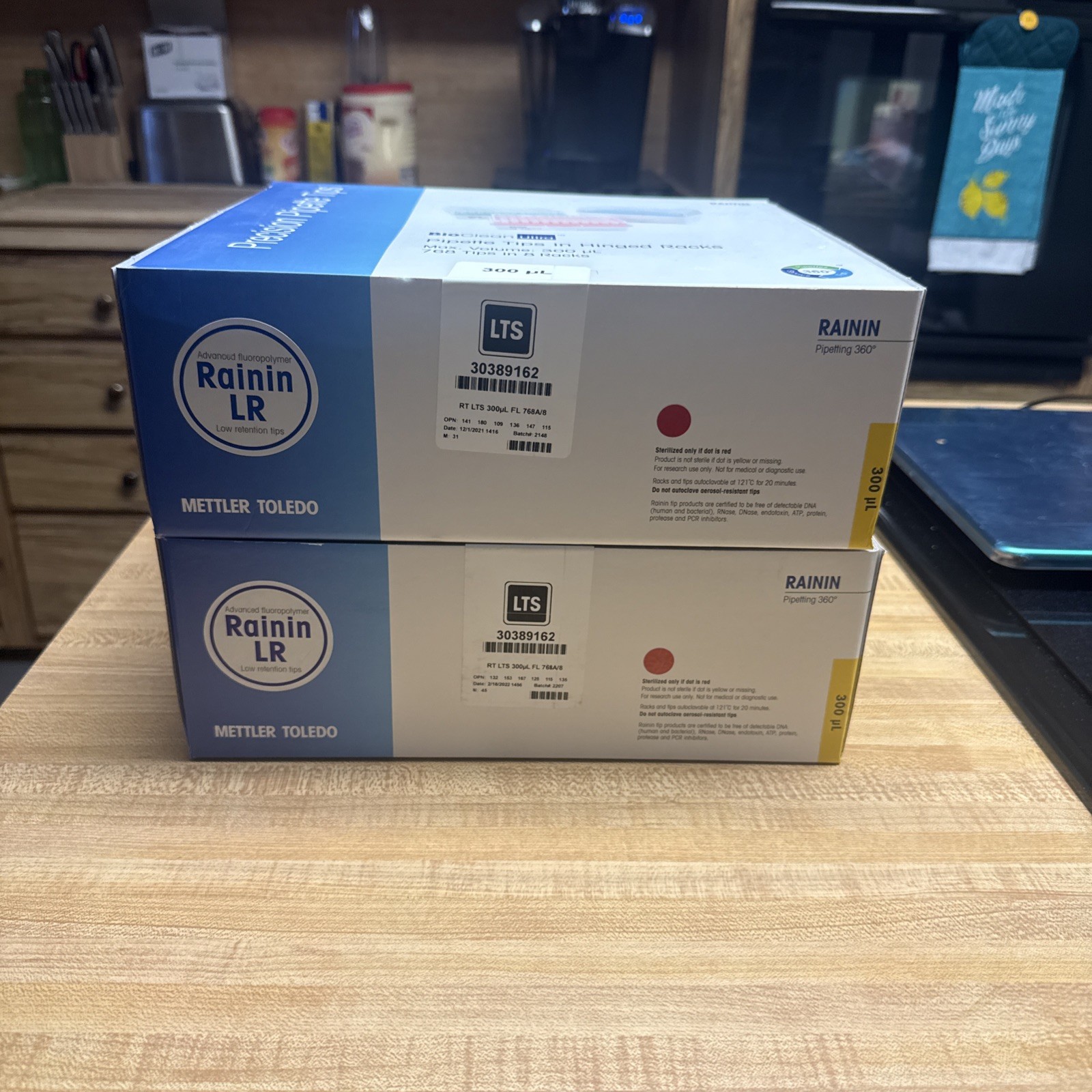 Mettler Toledo Rainin REF 30389162 Pipette Tips RT LTS 300µL FL Lot 2 Packs