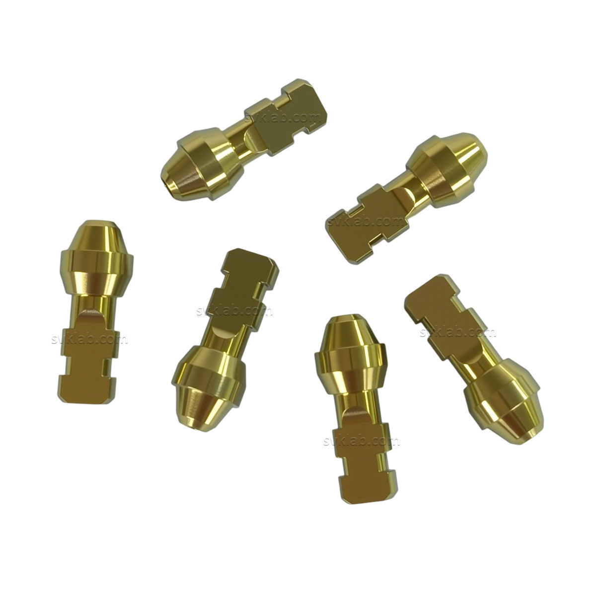 5pcs Multi Unit Analog compatible MIS Seven for Dental Lab replica